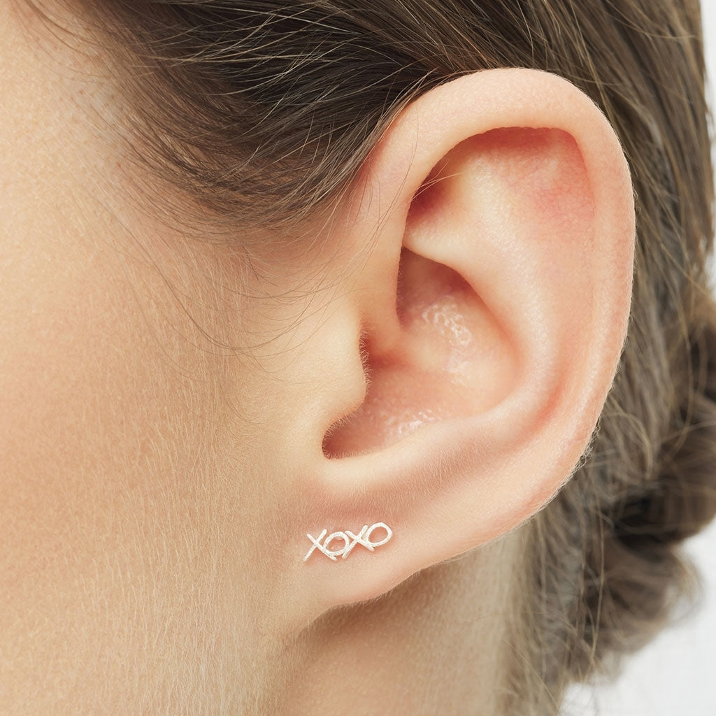 LULU Copenhagen XOXO 1 pièce Ear stud, 1 pcs Silver