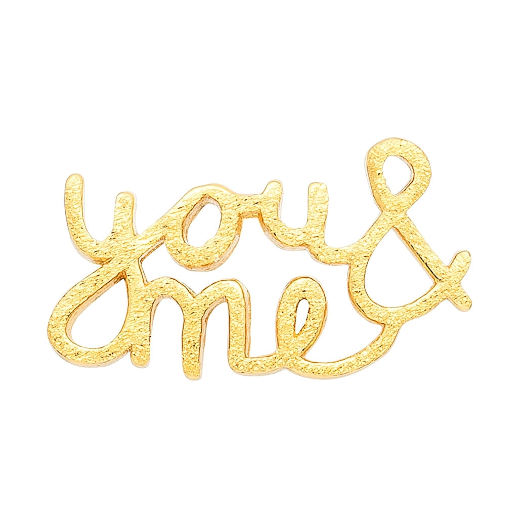 LULU Copenhagen You&Me 1 pièce Ear stud, 1 pcs Gold Plated