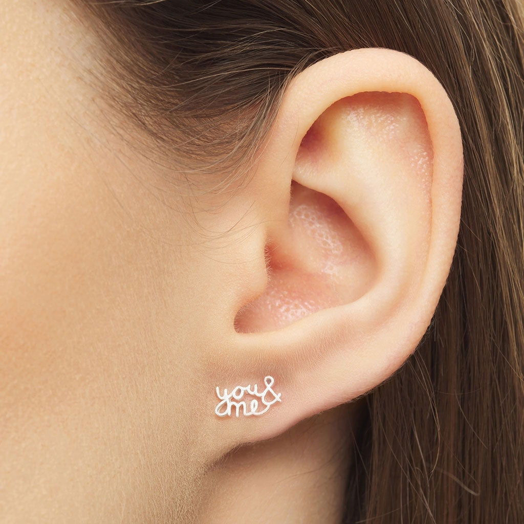 LULU Copenhagen You&Me 1 pièce Ear stud, 1 pcs Silver
