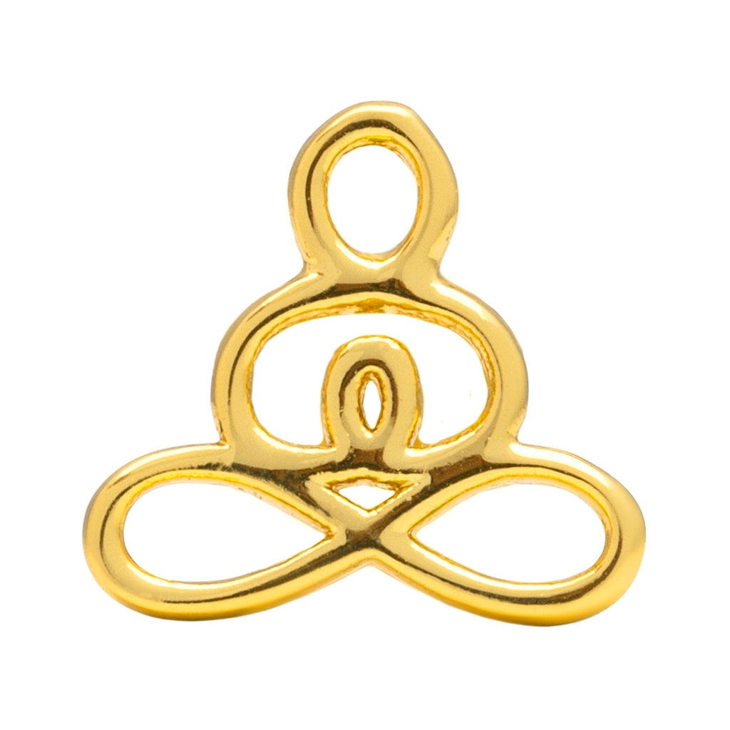 LULU Copenhagen Zen boucle d'oreille 1 pièce Ear stud, 1 pcs Gold Plated