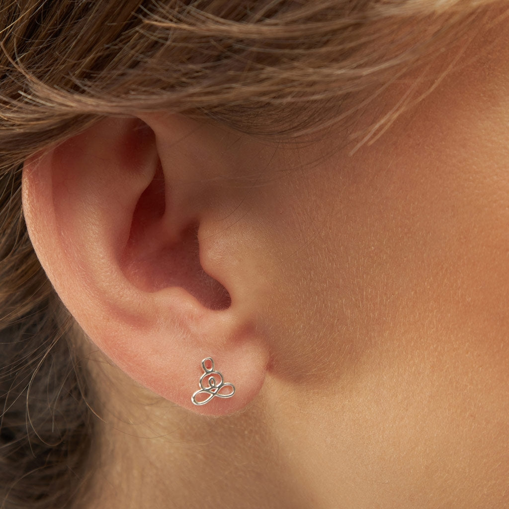 LULU Copenhagen Zen boucle d'oreille 1 pièce Ear stud, 1 pcs Silver Plated