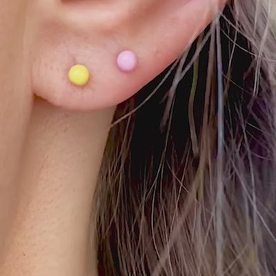 LULU Copenhagen Color Ball boucle d'oreille 1 pièce Ear stud, 1 pcs Blue
