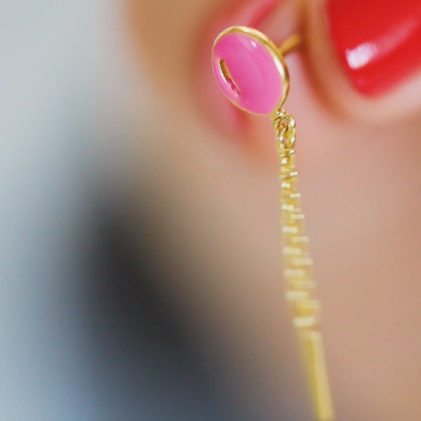LULU Copenhagen Balloon boucle d'oreille 1 pièce Ear stud, 1 pcs Gold Plated - Video preview