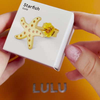 LULU Copenhagen Starfish boucle d'oreille 1 pièce Ear stud, 1 pcs Silver