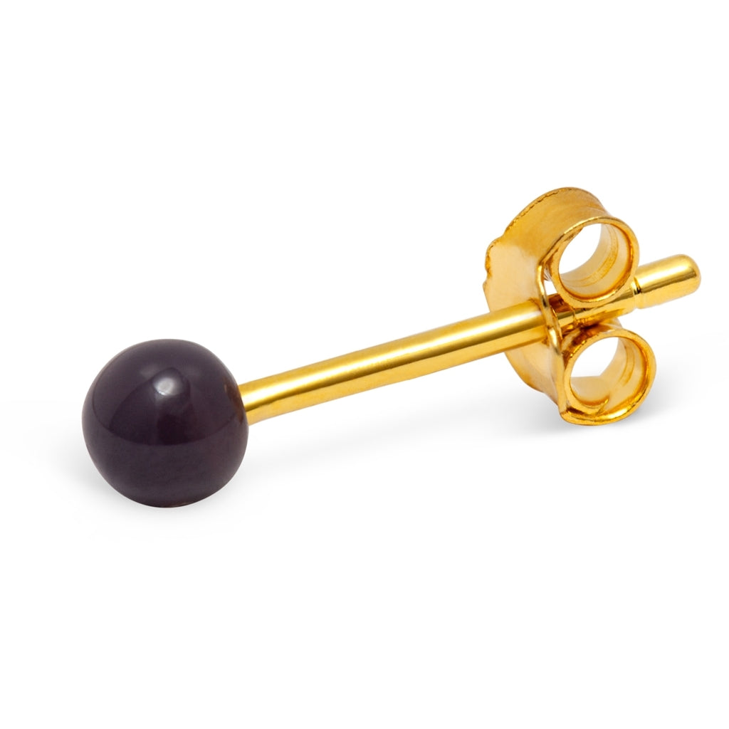 LULU Copenhagen Color Ball boucle d'oreille 1 pièce Ear stud, 1 pcs Inkwell