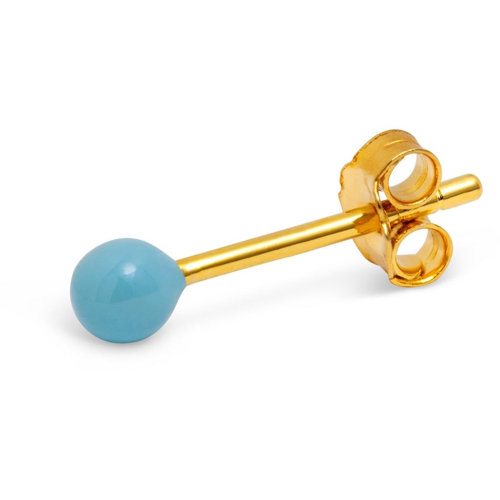 LULU Copenhagen Color Ball boucle d'oreille 1 pièce Ear stud, 1 pcs Light Blue
